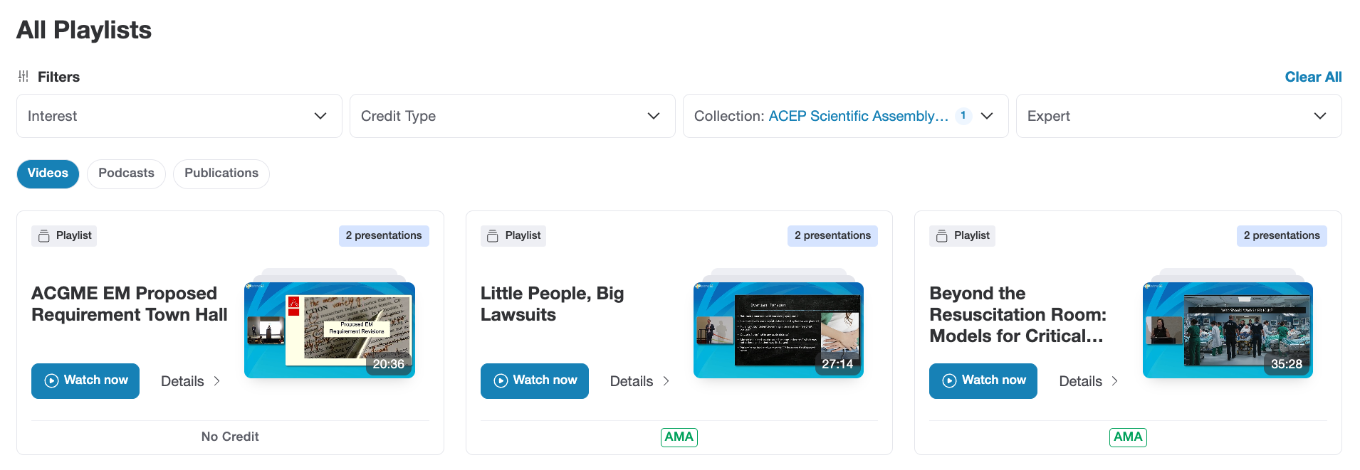 ACEP25 Anytime Playlist